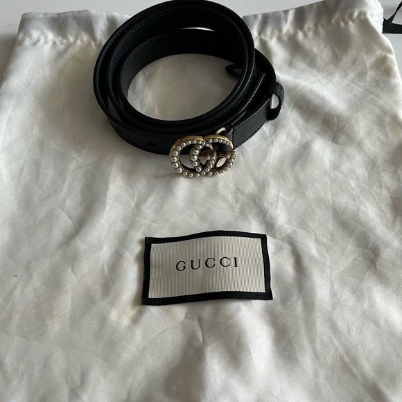 Gucci Pearl Logo Belt - Picture 3 of 5